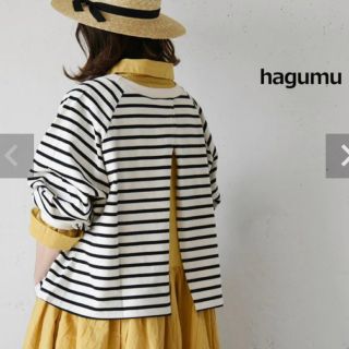 サマンサモスモス(SM2)のhagumu ボーダーカットソー(カットソー(長袖/七分))