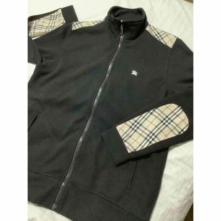 バーバリー(BURBERRY)の1度着用　Burberry London スウェットジップアップ　L(ブルゾン)