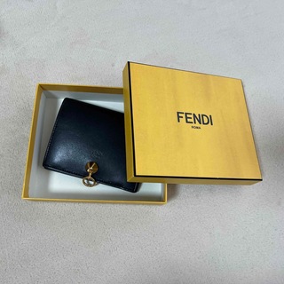 フェンディ(FENDI)のFENDI 二つ折り財布 、箱あり、2018aw(折り財布)