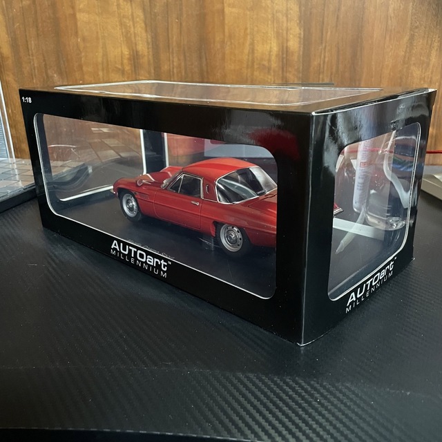 絶版未展示品 オートアート 1/18 マツダ コスモスポーツ レッドの通販
