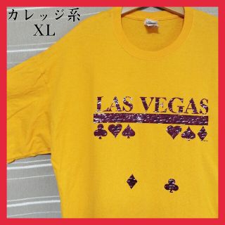 ギルタン(GILDAN)のカレッジ系 デカロゴ プリントTシャツ tシャツ ラスベガス XL GILDAN(Tシャツ/カットソー(半袖/袖なし))