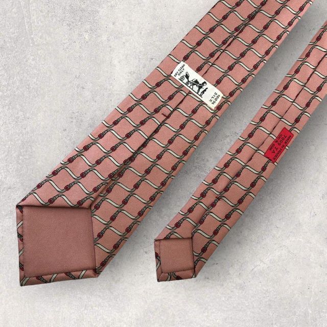 Hermes - 【4939】美品ー良品!エルメス ネクタイ ピンク系.の通販 by ...