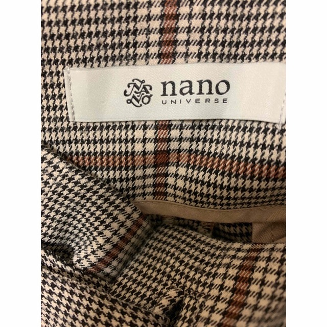 nano・universe(ナノユニバース)のナノユニバース　クロップドパンツ　チェック　春夏服 レディースのパンツ(クロップドパンツ)の商品写真