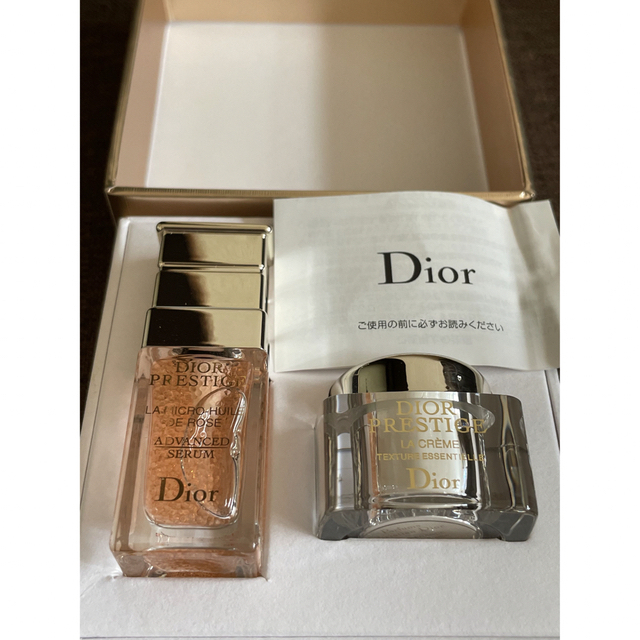 Dior(ディオール)のプレステージ　マイクロユイルド　ローズ　セラムラグジュアリー　サンプルセット コスメ/美容のスキンケア/基礎化粧品(美容液)の商品写真