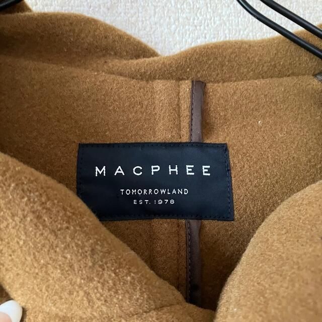 MACPHEE - MACPHEE ウール メルトン ダッフルコート ロング 34