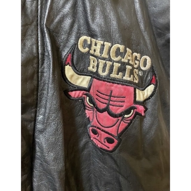 90s BULLS シカゴ ブルズ レザージャケット NBAの通販 by Ty's shop