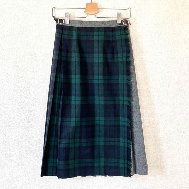 O'NEIL of DUBLIN パッチワーク キルト プリーツスカート - ロングスカート