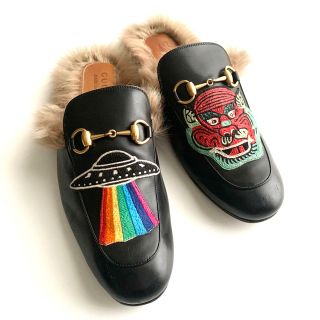 グッチ(Gucci)の【正規品】GUCCI プリンスタウン スリッパ　鬼UFO(サンダル)