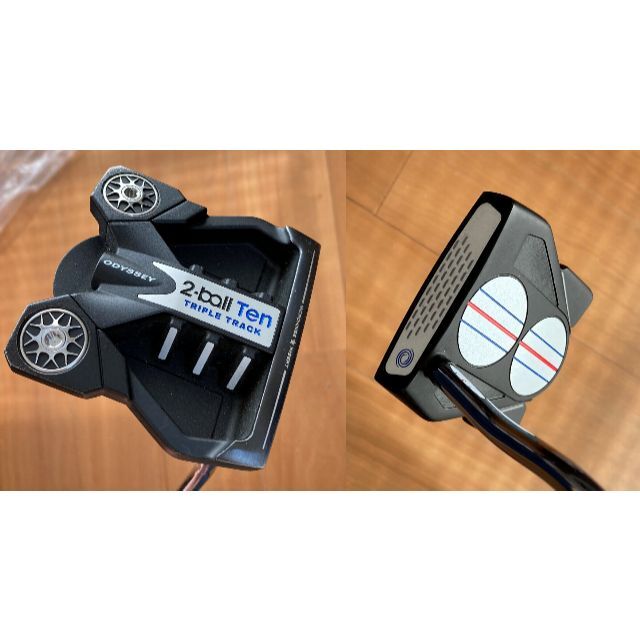 中古美品 オデッセイ TEN TRIPLE TRACK 2-BALL パター 予約販売