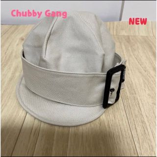 チャビーギャング(CHUBBYGANG)の∇402 新品❣️チャビーギャング (日本製)ベージュ キャスケット(帽子)