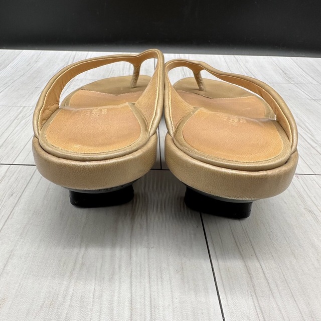 HERMES】エルメス 23.5 サンダル レザー ヒール 感謝の声続々! vivacf.net