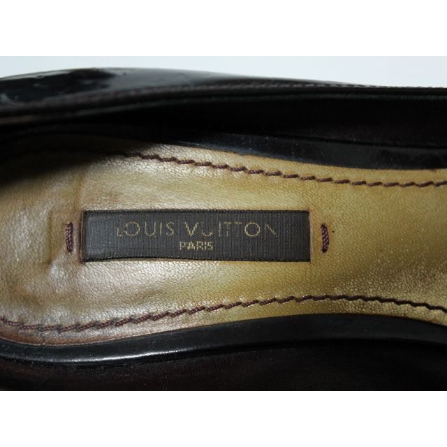 LOUIS VUITTON(ルイヴィトン)のルイヴィトン 36≒23cm サンダル  エナメル パープル 保存袋 jtu レディースの靴/シューズ(サンダル)の商品写真