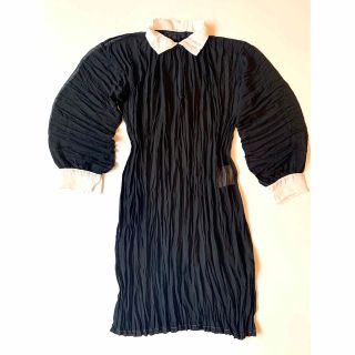 コムデギャルソン(COMME des GARCONS)のtricot COMME des GARCONS プリーツ シワ加工 ワンピース(ひざ丈ワンピース)