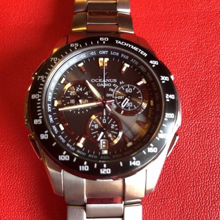 カシオ(CASIO)のCASIOカシオ　電波ソーラー腕時計　OCEANUSオシアナス　OCW-M800(腕時計(アナログ))