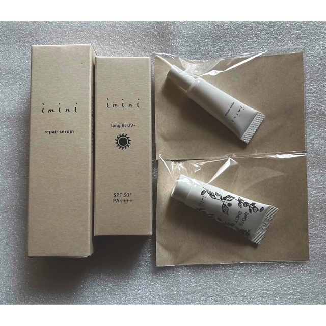 イミニリペアセラム ロングフィットUV の通販 by さゆり imini リペア セラム 50ml ロングフィットUV