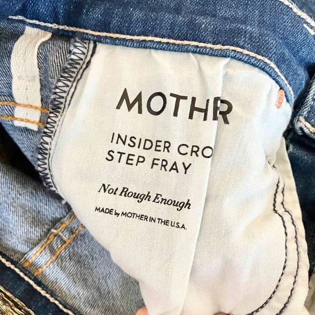 Begin掲載 MOTHER ✨INSIDER ANKLE STEP FRAY カットオフ - 通販 - www