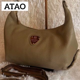 ✨美品✨♥️ATAO♥️2WAY エナメル ゴールド金具 ショルダーバッグ