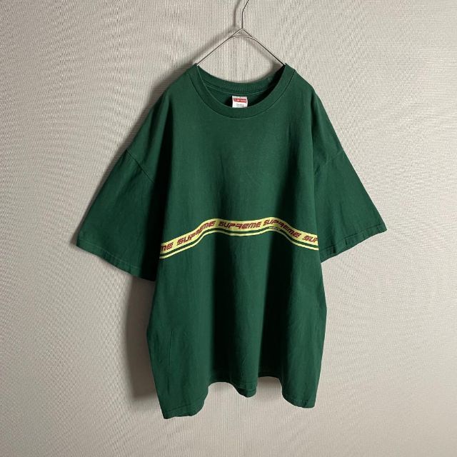 XLサイズ☆最高デザイン☆センターロゴ】シュプリーム Tシャツ 半袖 
