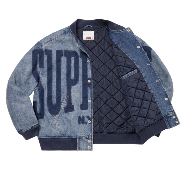 Supreme(シュプリーム)のsupreme  ノックアウト　デニムバーシティジャケット メンズのジャケット/アウター(Gジャン/デニムジャケット)の商品写真