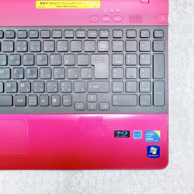 13可愛い♡ピンクVAIO✨ソニーカメラ付ノートパソコン✨8G✨i5✨ブルーレイ