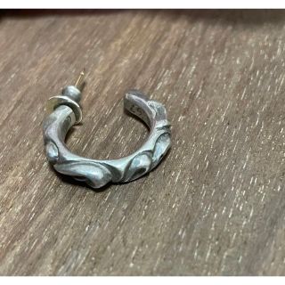 クロムハーツ(Chrome Hearts)のクロムハーツ HOOP SCROOL スクローフープピアス(ピアス(片耳用))