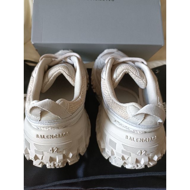 BALENCIAGA Defender スニーカー ベージュ メッシュ&ナイロン
