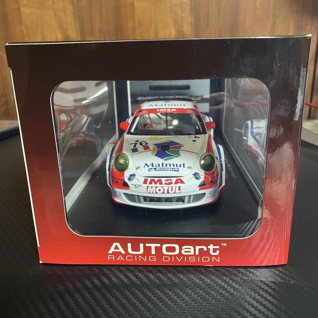 完全未開封品 オートアート 1/18 ポルシェ911(997) GT3 RSRミニカー