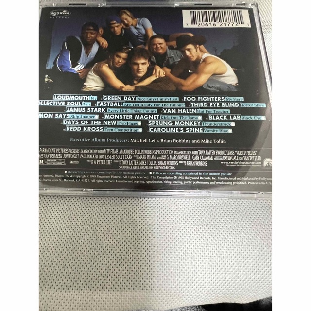 【中古】Varsity Blues/ バーシティ・ブルース-US盤サントラ CD エンタメ/ホビーのCD(映画音楽)の商品写真