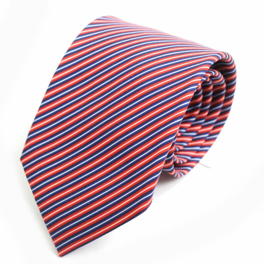 未使用品◇19SS HERMES エルメス クラヴァット MINI JACK レジメンタル