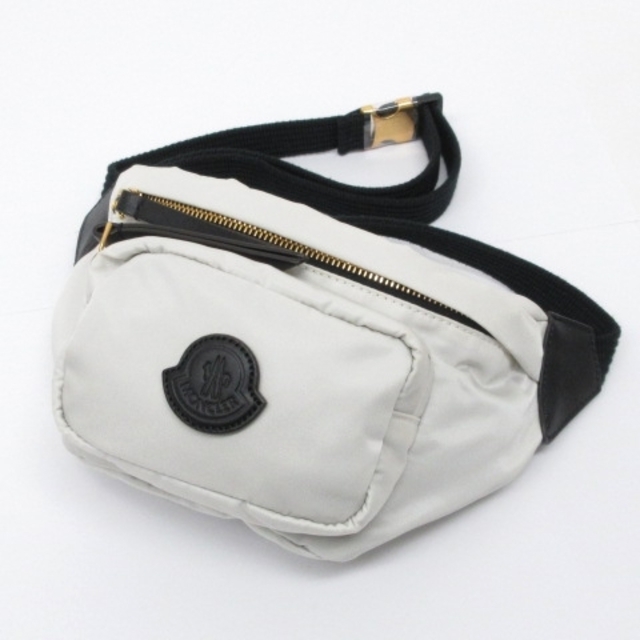 新品同様 21AW モンクレール - MONCLER FELICIE ホワイト ベルトバッグ