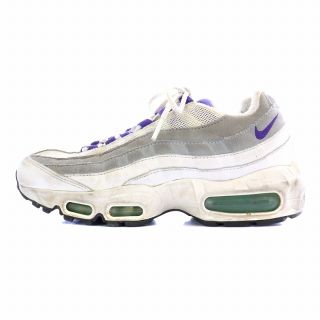 ナイキ(NIKE)のナイキ AIR MAX スニーカー US7 24.0cm 白 紫 グレー(スニーカー)