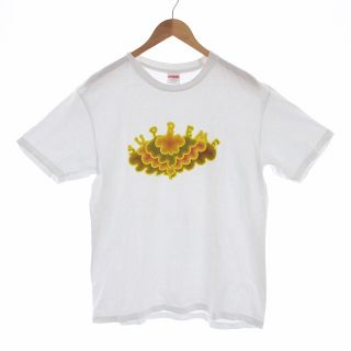 シュプリーム(Supreme)のSUPREME Cloud Tee Tシャツ 半袖 M 白 黄 マルチカラー(Tシャツ/カットソー(半袖/袖なし))