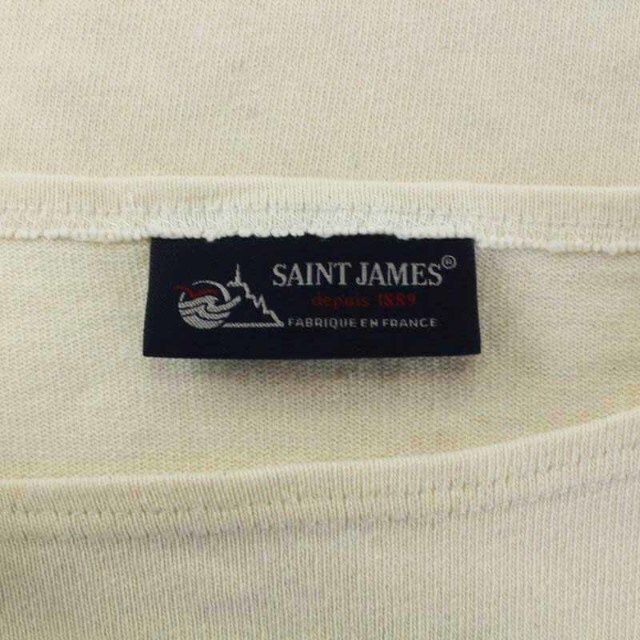 SAINT JAMES(セントジェームス)のSAINT JAMES カットソー F 1PGE XS～S アイボリー レディースのトップス(カットソー(長袖/七分))の商品写真