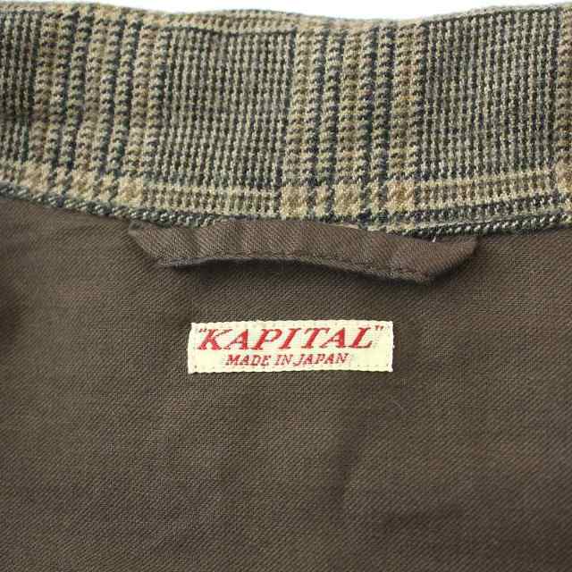 KAPITAL(キャピタル)のキャピタル ツイードクレイジージャケット ジャケット 0 XS ベージュ レディースのジャケット/アウター(その他)の商品写真