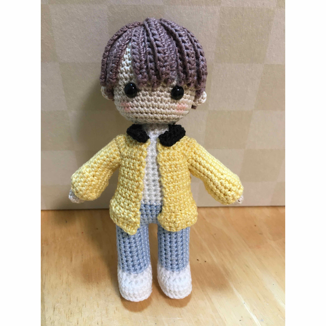 あみぐるみ男の子(sold out) ハンドメイドのぬいぐるみ/人形(あみぐるみ)の商品写真