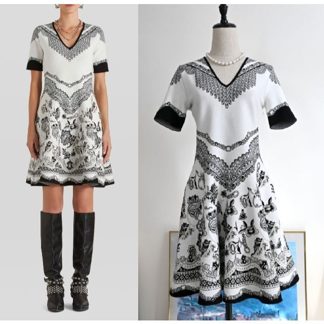☆ETRO☆2022☆極美品☆フレアー☆ジャガード☆ワンピース 【福袋