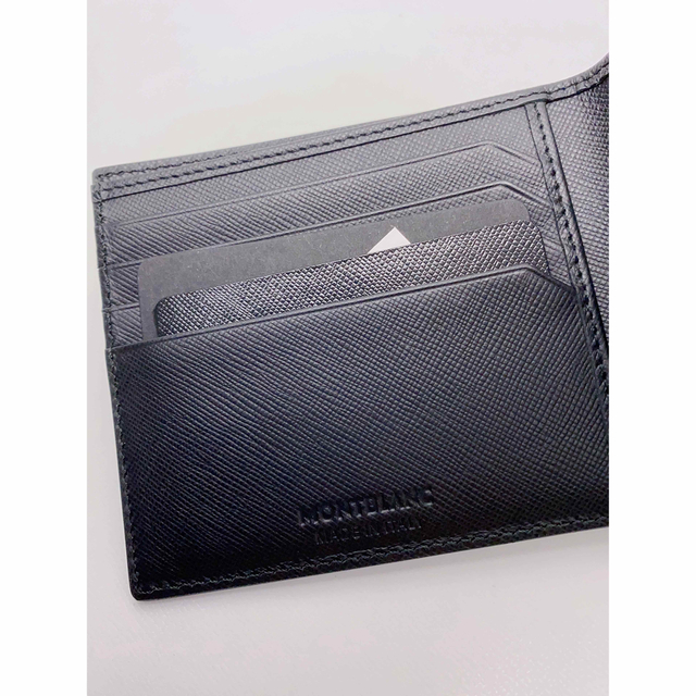 D869 新品 モンブラン MONTBLANC 二つ折り財布 【初回限定】 8250円