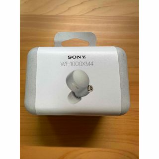 ソニー(SONY)の(中古)SONY フルワイヤレスイヤホン WF-1000XM4 シルバー(ヘッドフォン/イヤフォン)