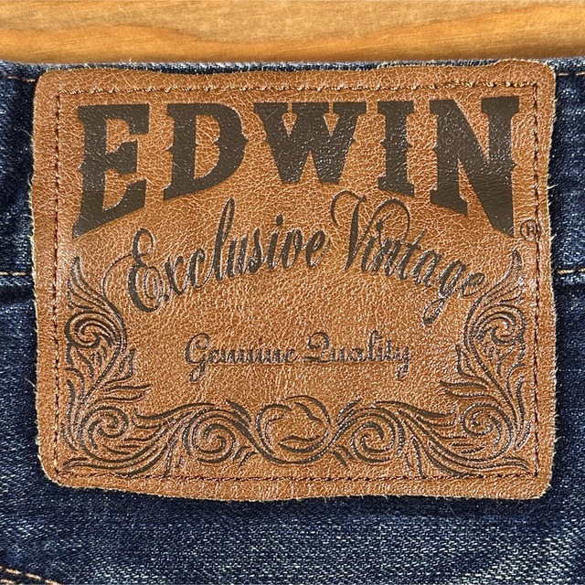 EDWIN エドウィン スエード コンチョボタン ウエスタン デニムパンツ