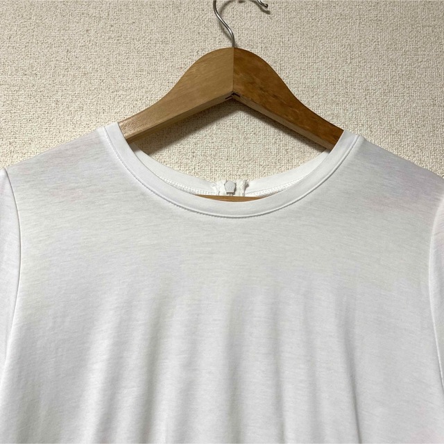 人気完売品】BORDERS at BALCONY ペプラムTシャツ ホワイト-