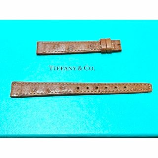 ティファニー(Tiffany & Co.)のティファニー純正レディースウォッチストラップ(オーストリッチ製)12mm(腕時計)