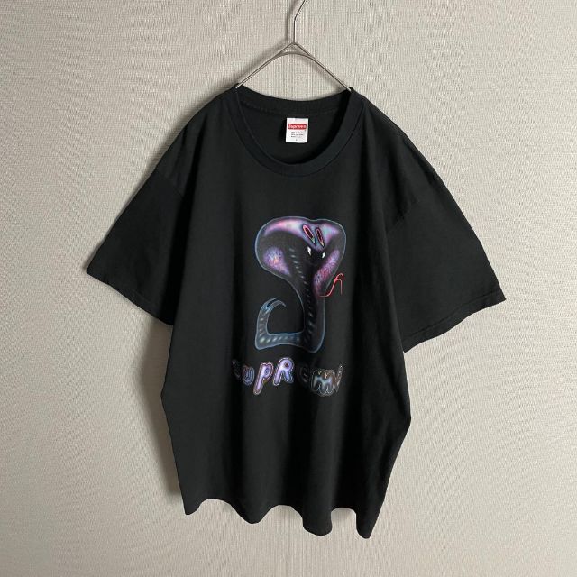 最高デザイン☆Lサイズ☆コブラ】シュプリーム Tシャツ半袖 メンズ T