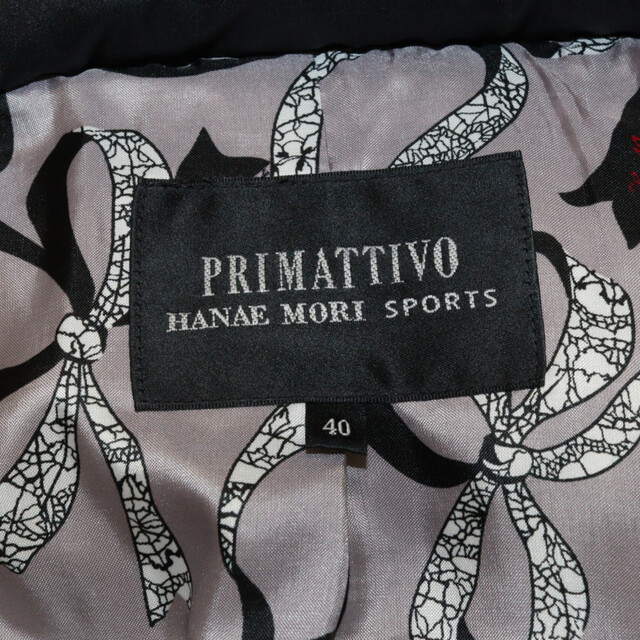 PRIMATTIVO HANAE MORI SPORTS ファー付きダウンコート ブラック 黒 レディース ウィメンズ ブランド 洋服 アウター 春  秋 冬【中古】松前R56号店