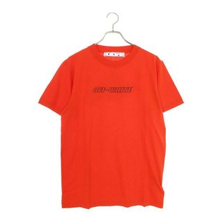 オフホワイト(OFF-WHITE)のオフホワイト  21SS  OMAA027R21JER011 バックハンドロゴプリントTシャツ メンズ S(Tシャツ/カットソー(半袖/袖なし))