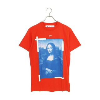 オフホワイト(OFF-WHITE)のオフホワイト  21SS  OMAA027R21JER002 モナリザバックアロープリントTシャツ メンズ XS(Tシャツ/カットソー(半袖/袖なし))