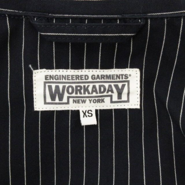 エンジニアードガーメンツ WORKADAY シャツ ジャケット 紺 XS51cm着丈