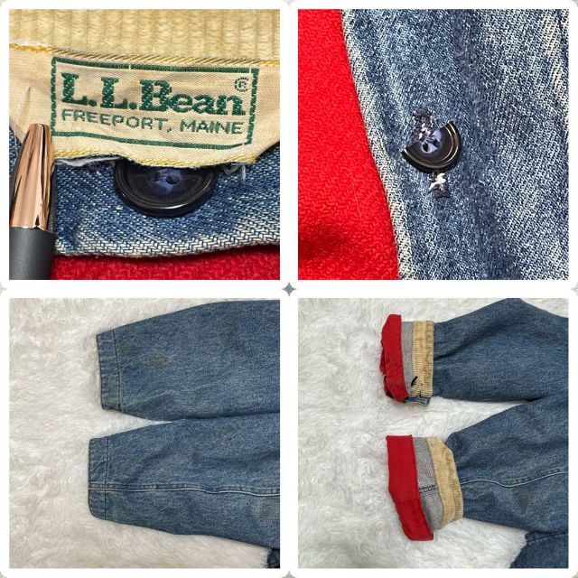 80s L.L.Bean ハンティングジャケット ライナー付 襟