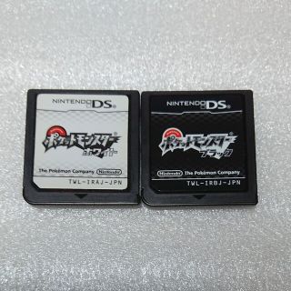 ニンテンドーDS(ニンテンドーDS)の任天堂 DS ポケモン ブラックホワイトセット❗(携帯用ゲームソフト)