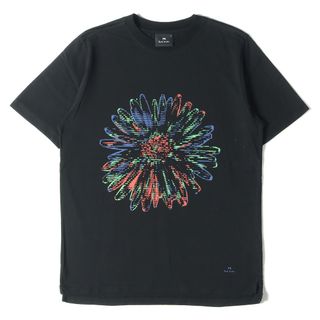 ポールスミス(Paul Smith)のPaul Smith ポールスミス Tシャツ ラワー グラフィック プリント クルーネックTシャツ 112566 226T PS ブラック 黒 S トップス カットソー 半袖【メンズ】【中古】(Tシャツ/カットソー(半袖/袖なし))