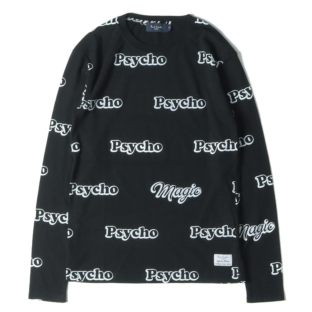 Paul Smith ポールスミス Tシャツ Psycho ロゴ プリント ロング